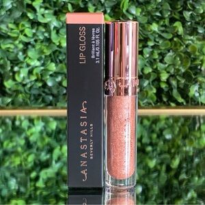 Anastasia Beverly Hills AMBER SPARKLE Lip Gloss | NEW | Neutral | ABH | BNIB